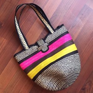 Handmade boho tote bag